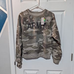 Womens Army Camo Sweater